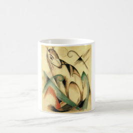 Gespeichertes Mythisches Tier (von Franz Marc) Kaffeetasse