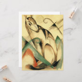 Gespeichertes Mythisches Tier (von Franz Marc) Karte (Vorderseite/Rückseite Beispiel)