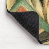 Gespeichertes Mythisches Tier (von Franz Marc) Mousepad (Ecke)