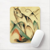 Gespeichertes Mythisches Tier (von Franz Marc) Mousepad (Mit Mouse)