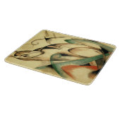 Gespeichertes Mythisches Tier (von Franz Marc) Schneidebrett (Ecke)
