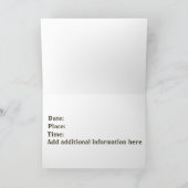 Gespeichertes Pferd und Kuh, Ruhestand Party Karte (Innenseite)