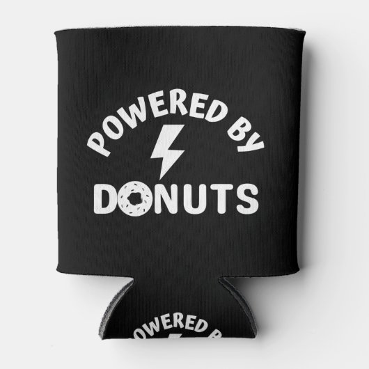 gespeist von Donuts Dosenkühler (Vorderseite)