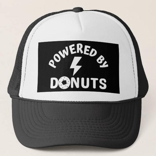gespeist von Donuts Truckerkappe (Vorderseite)