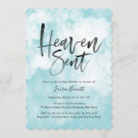 Gespenst| Babydusche| Blau