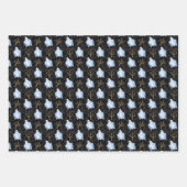 Gespenst, Cobwebes & Candelabra Halloween Gothic Geschenkpapier Set (Vorderseite 3)