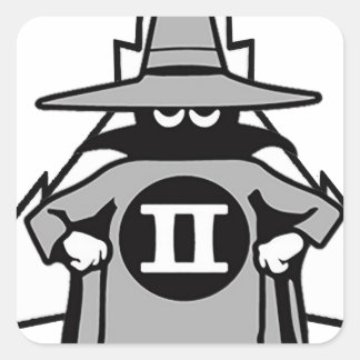 Gespenst des Phantom-F-4 Quadratischer Aufkleber