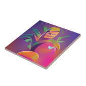 Gespenst eines Mango-Popskels abstrakte digitale K Fliese (Seite)