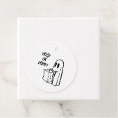 Gespenst mit Taschentrick oder Treppenhaus Geschenkanhänger (Beispiel)