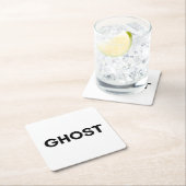 Gespenst Rechteckiger Pappuntersetzer (Vor Ort)