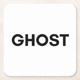 Gespenst Rechteckiger Pappuntersetzer