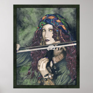 Gespenste Melodien: Geigenposter Poster