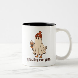 Gespenster aller Gespenster Gans, Kaffee-Liebhaber Zweifarbige Tasse