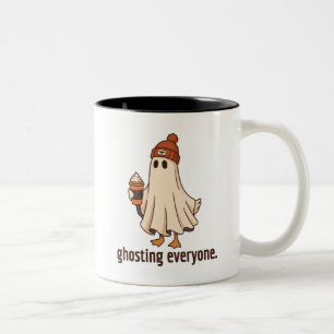 Gespenster aller Gespenster Gans, Kaffee-Liebhaber Zweifarbige Tasse