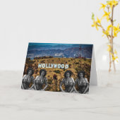 Gespenster aus Hollywood Karte (Gelbe Blume)