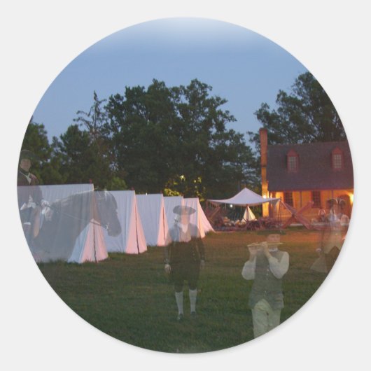 Gespenster der Revolution Runder Aufkleber (Vorderseite)