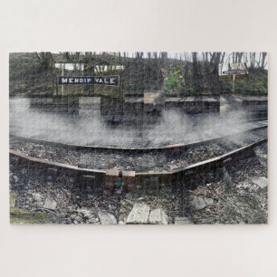 Gespenster einer Eisenbahn. Puzzle