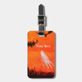 Gespenster, Fledermäuse, Halloween, benutzerdefini Gepäckanhänger (Vorderseite vertikal)