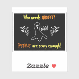 Gespenster gegen Leute, Vinyl-Aufkleber nach Maß g Aufkleber