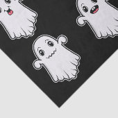 Gespenster mit verschiedenen Gesichtern Niedliches Seidenpapier (Ausschnitt)