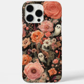 Gespenster und Blume Stickerei Case-Mate iPhone Hülle (Rückseite)