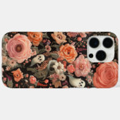 Gespenster und Blume Stickerei Case-Mate iPhone Hülle (Rückseite (Horizontal))
