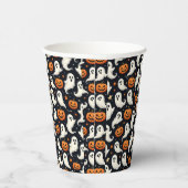 Gespenster und Jack o'Lanterns Pappbecher (Rechts)