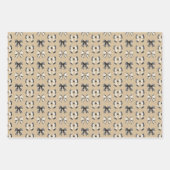 Gespenster und Katzen Coquette Halloween Bow Geschenkpapier Set (Vorderseite 3)