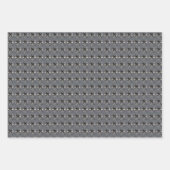 Gespenster und Katzen Coquette Halloween Bow Geschenkpapier Set (Vorderseite)