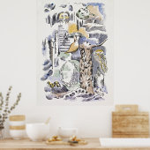 Gespenster von Paul Nash: Schöne Kunst Poster (Küche)