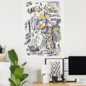 Gespenster von Paul Nash: Schöne Kunst Poster (Heimbüro)