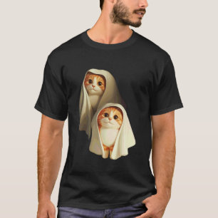 Gespensterkatze Meme Lustiges Halloween-Kostüm für T-Shirt