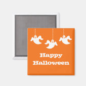 Gespenstermagnet, Orange Magnet (Vorderseite/Rückseite)