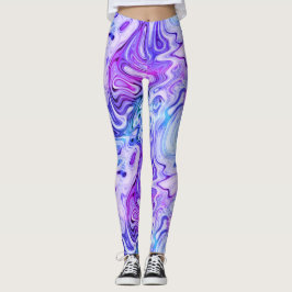 Gespenstes Flüstern, pastellfarbener Marmor: Leggings