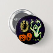 Gespenstisch Button (Vorne & Hinten)