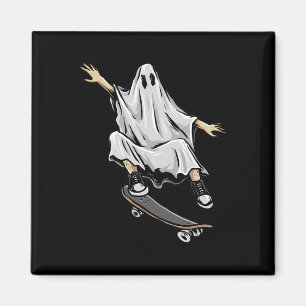 Gespenstisch fahrende Skateboard-Geschenke Lustige Magnet