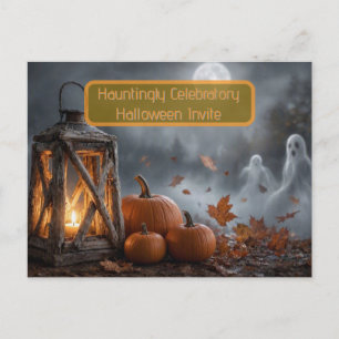 Gespenstisch feierliche Halloween-Party-Einladung Feiertagspostkarte