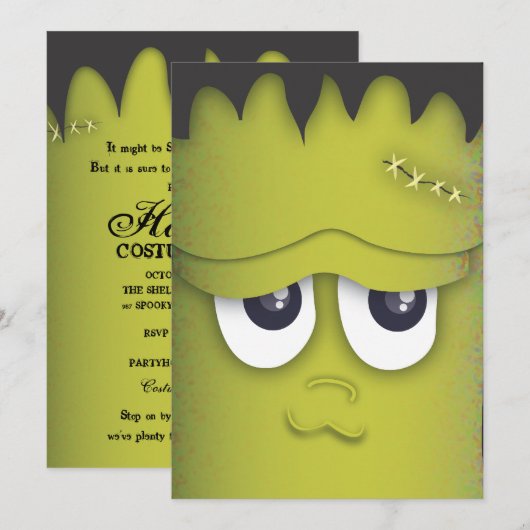 Gespenstische Einladung (Vorne/Hinten)