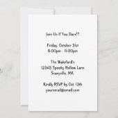 Gespenstische Einladung (Rückseite)