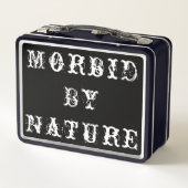 Gespenstische Graffiti Colorized von krankhaftem Metall Brotdose (Rückseite)