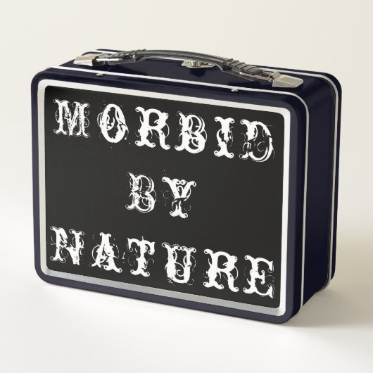 Gespenstische Graffiti Colorized von krankhaftem Metall Brotdose (Rückseite)