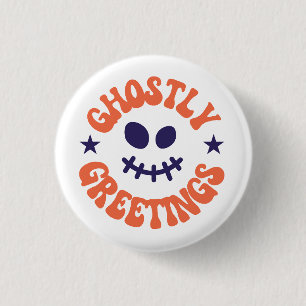 gespenstische Grüße Button
