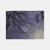 Gespenstische Halloween-Drucke Fleecedecke (Vorderseite (Horizontal))