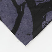 Gespenstische Halloween-Drucke Fleecedecke (Ecke)
