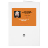 GESPENSTISCHE HALLOWEEN-KARTE (Hinten)