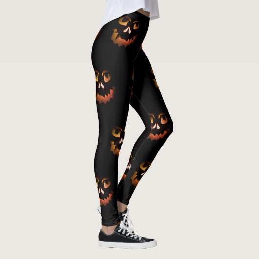 Gespenstische Halloween-Leggings Leggings (Rechts)