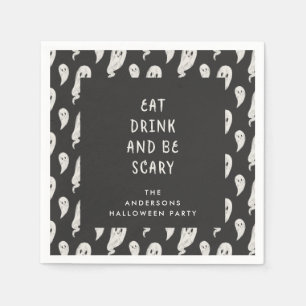 Gespenstische Halloween-Partyhalloween-Servietten Serviette