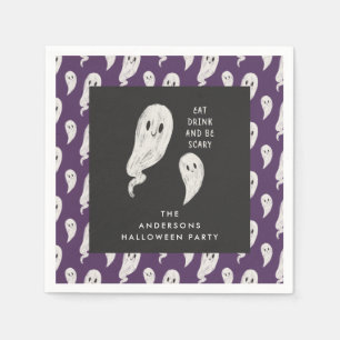Gespenstische Halloween-Partyhalloween-Servietten Serviette