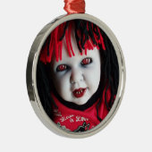 Gespenstische Halloween-Puppe Ornament Aus Metall (Rechts)