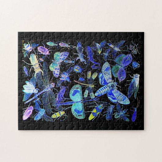 Gespenstische Insekten-Puzzle | gruseliges Puzzle (Horizontal)